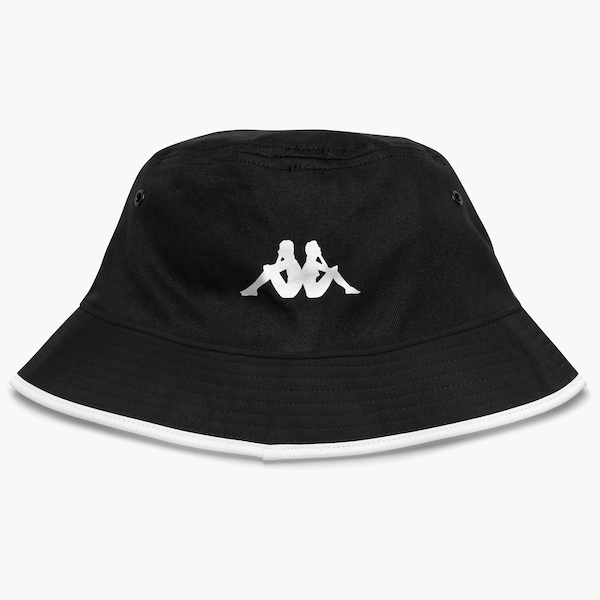 Black Kappa logo bucket hat 24 Heures du Mans 